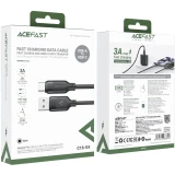 Кабель USB - USB Type-C, 1.2м, ACEFAST AF-C16-04-BK