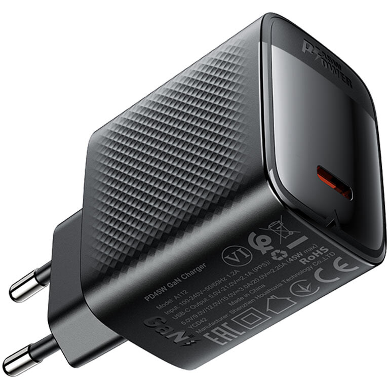 Сетевое зарядное устройство ACEFAST A112 Black - AF-A112-BK - фото 4