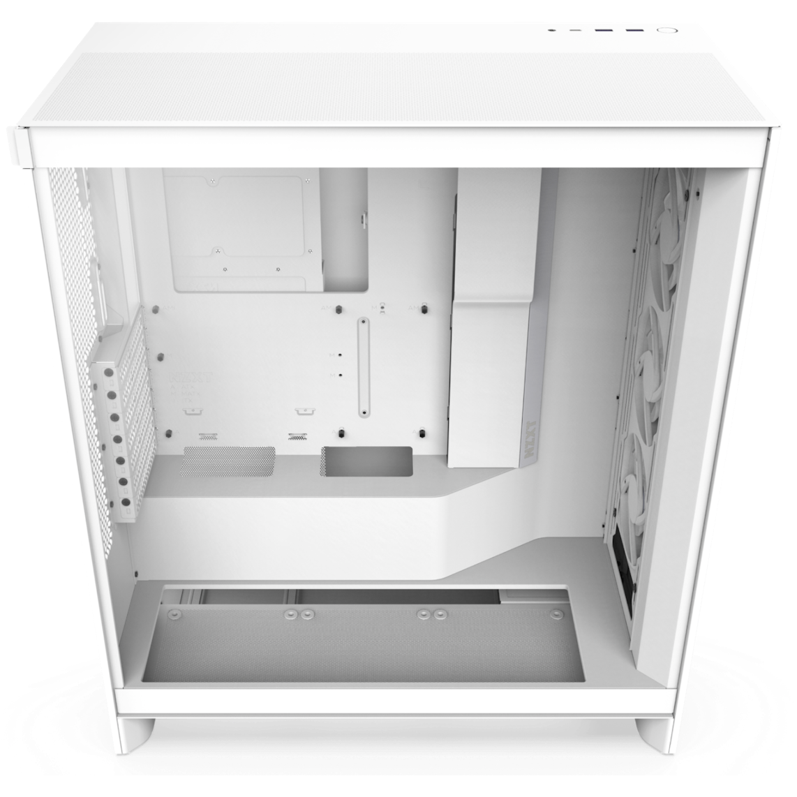 Корпус NZXT H7 Flow RGB White - CM-H72FW-R1 - фото 3