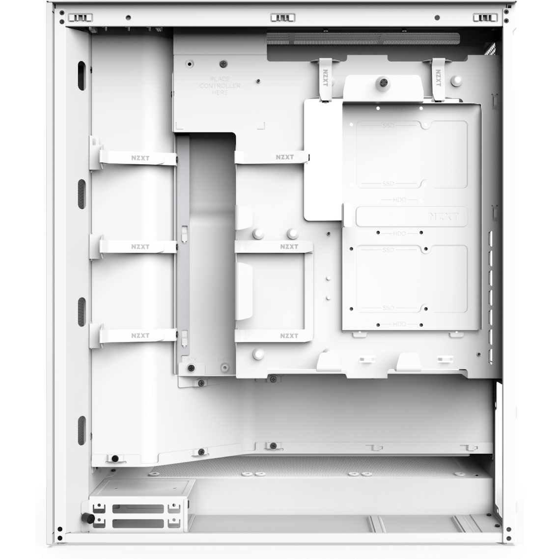 Корпус NZXT H7 Flow RGB White - CM-H72FW-R1 - фото 5