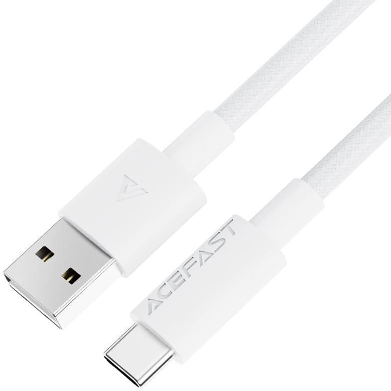 Кабель USB - USB Type-C, 1.2м, ACEFAST AF-C18-04-WH