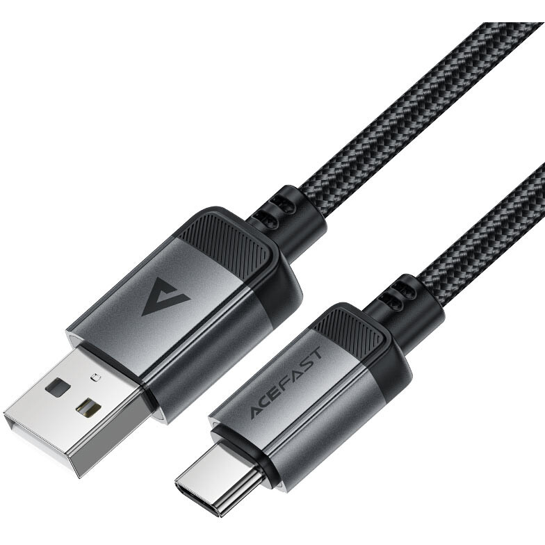 Кабель USB - USB Type-C, 1.2м, ACEFAST AF-C20-04-BK