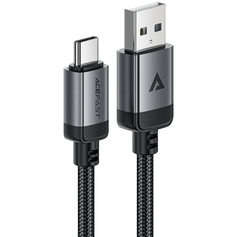 Кабель USB - USB Type-C, 1.2м, ACEFAST AF-C20-04-BK - фото 2