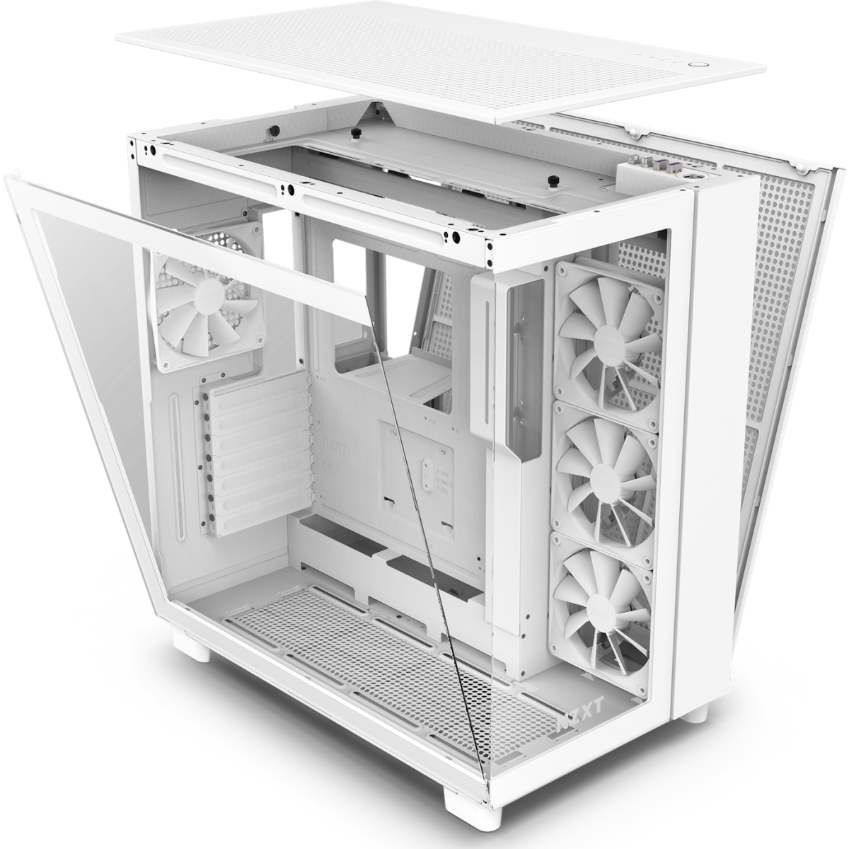 Корпус NZXT H9 Flow White - CM-H91FW-01 - фото 6