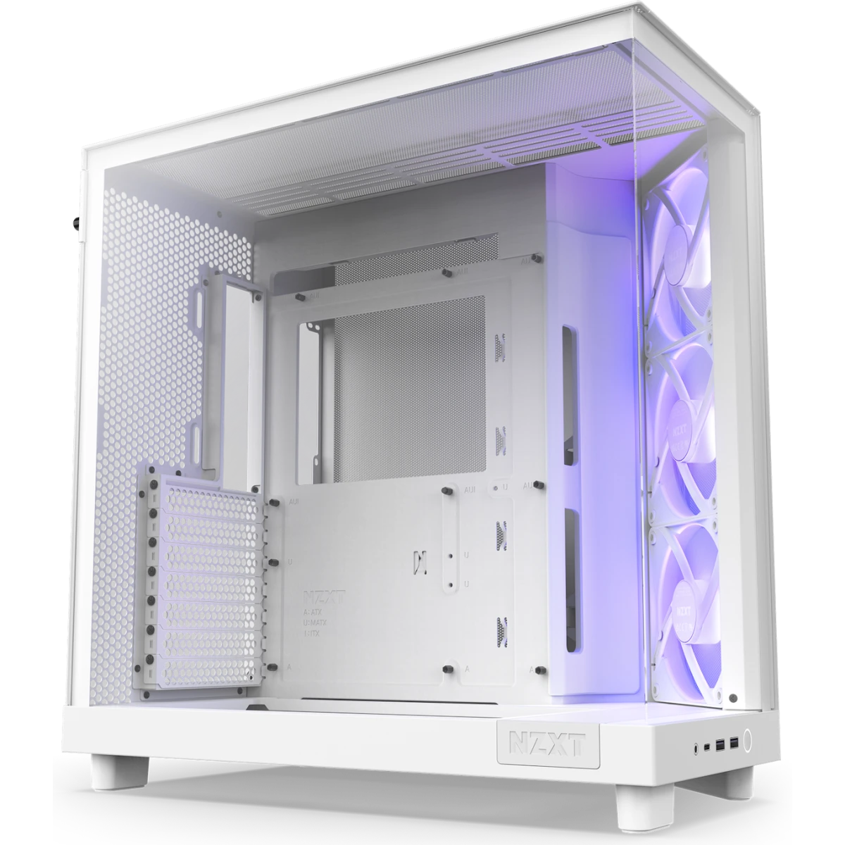 Корпус NZXT H6 Flow RGB White - CC-H61FW-R1 - фото 2