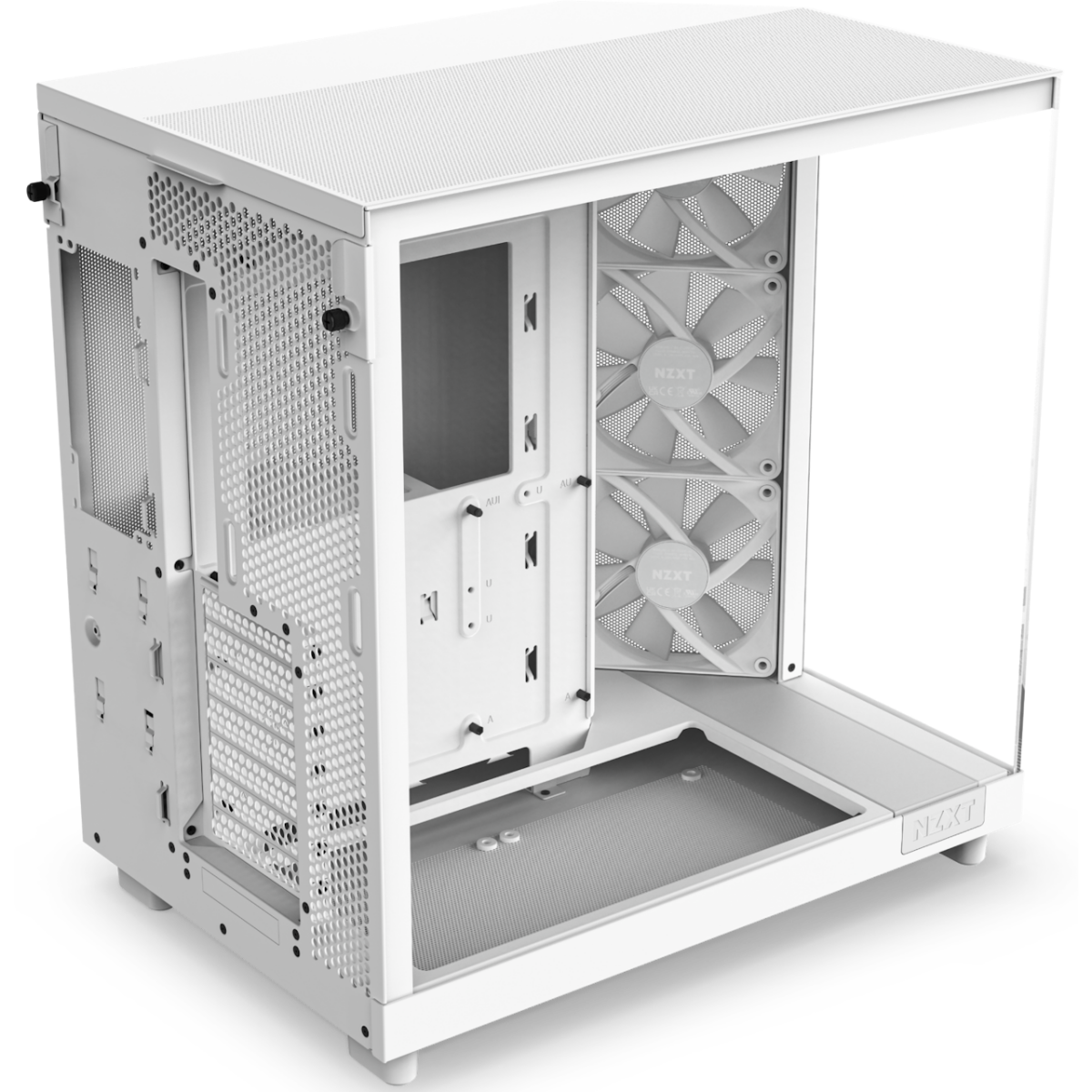 Корпус NZXT H6 Flow RGB White - CC-H61FW-R1 - фото 4