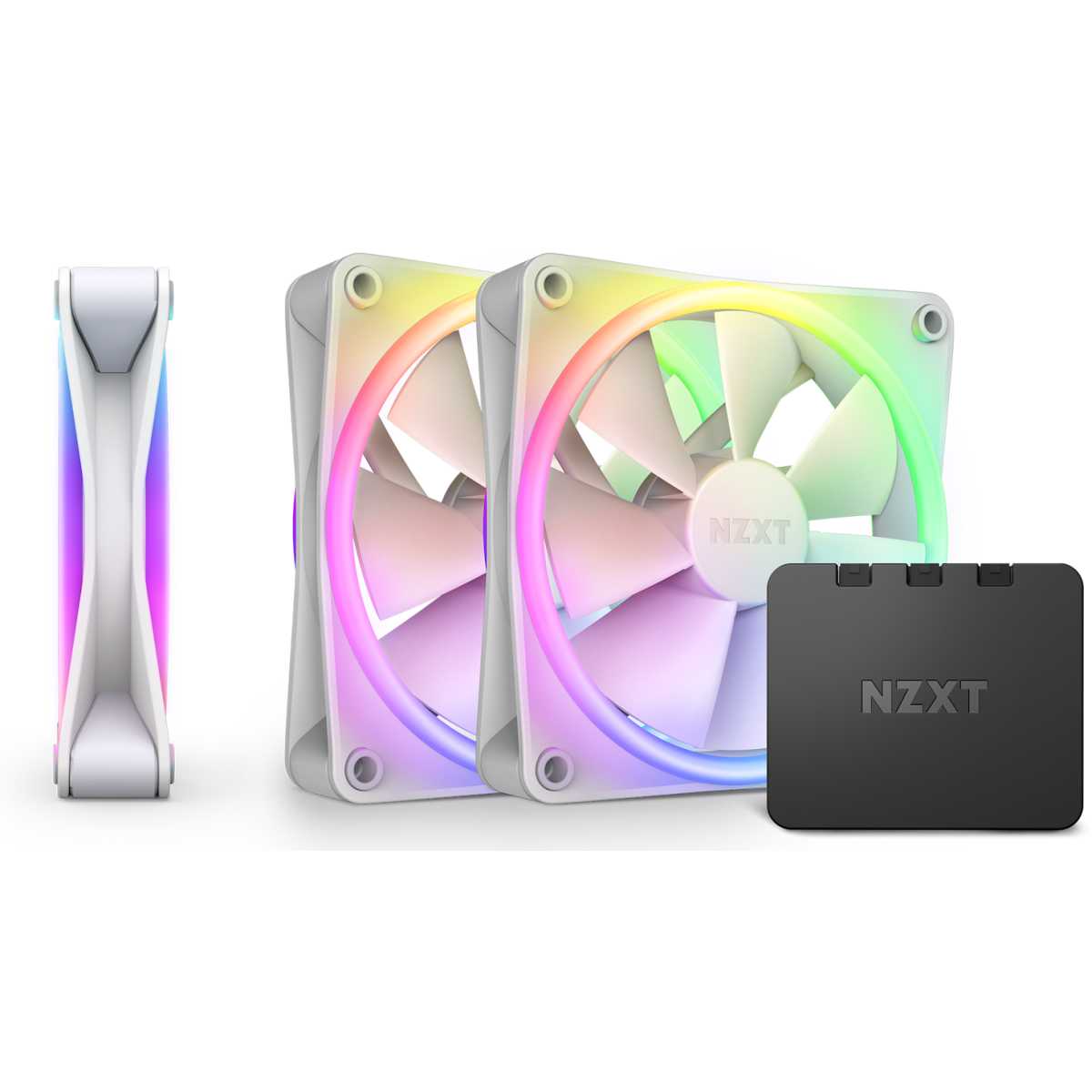 Вентилятор для корпуса NZXT F120 RGB DUO White (3 шт.)
