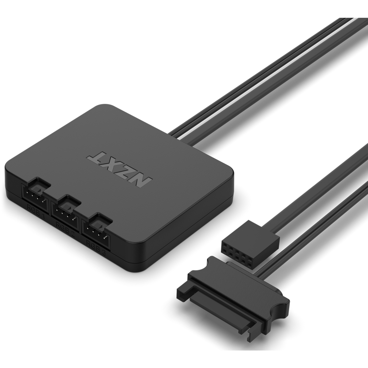 Вентилятор для корпуса NZXT F120 RGB DUO White (3 шт.) - RF-D12TF-W1 - фото 4