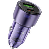 Автомобильное зарядное устройство HOCO Z52 Spacious Purple (6942007601757)