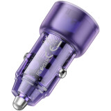 Автомобильное зарядное устройство HOCO Z52 Spacious Purple (6942007601757)