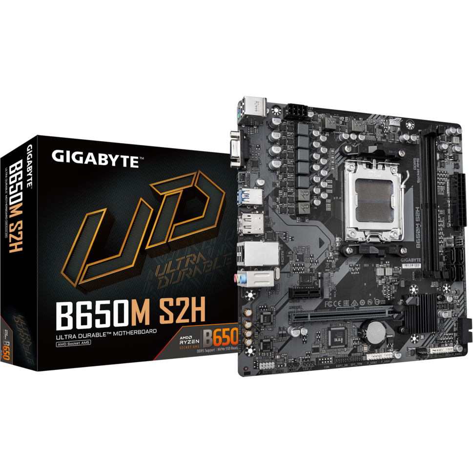 Материнская плата Gigabyte B650M S2H (rev. 1.3) - фото 4