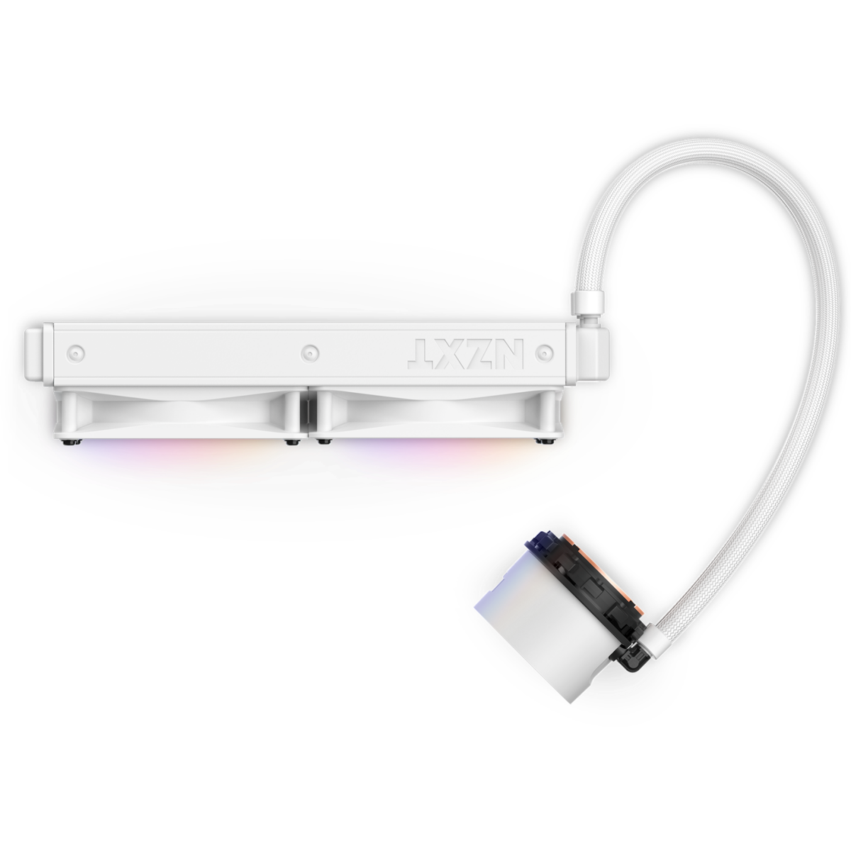 Система жидкостного охлаждения NZXT Kraken 240 RGB White (RL-KR240-W1) - фото 2