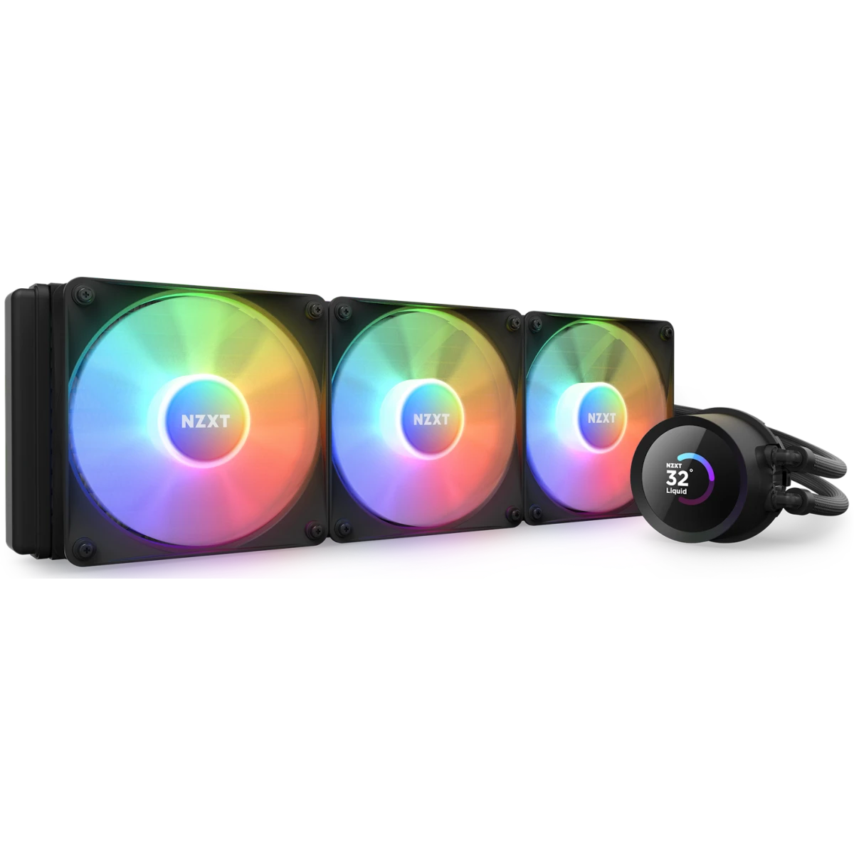 Система жидкостного охлаждения NZXT Kraken 360 RGB Black (RL-KR360-B1)
