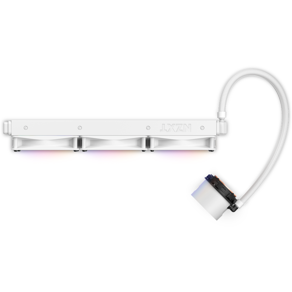 Система жидкостного охлаждения NZXT Kraken 360 RGB White (RL-KR360-W1) - фото 2