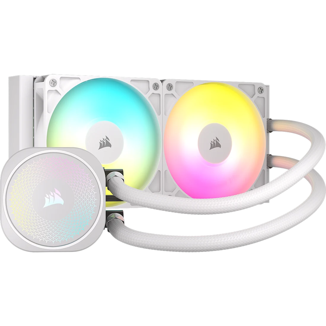 Система жидкостного охлаждения Corsair NAUTILUS 240 RS ARGB White - CW-9060094-WW