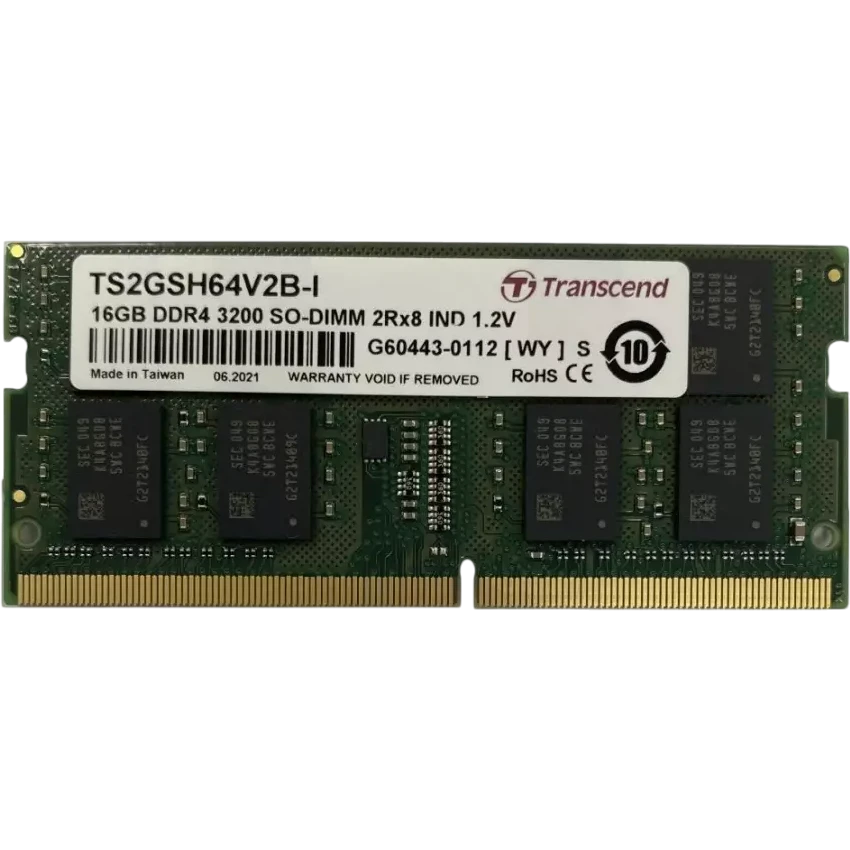 Оперативная память 16Gb DDR4 3200MHz Transcend SO-DIMM (TS2GSH64V2B-I)