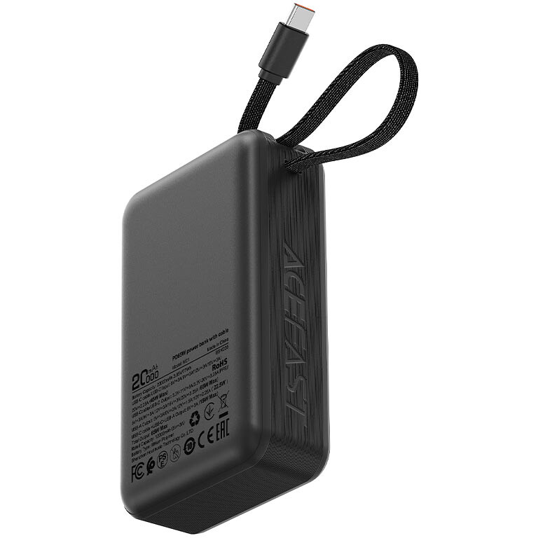 Внешний аккумулятор ACEFAST M21 Black - AF-M21-BK - фото 3