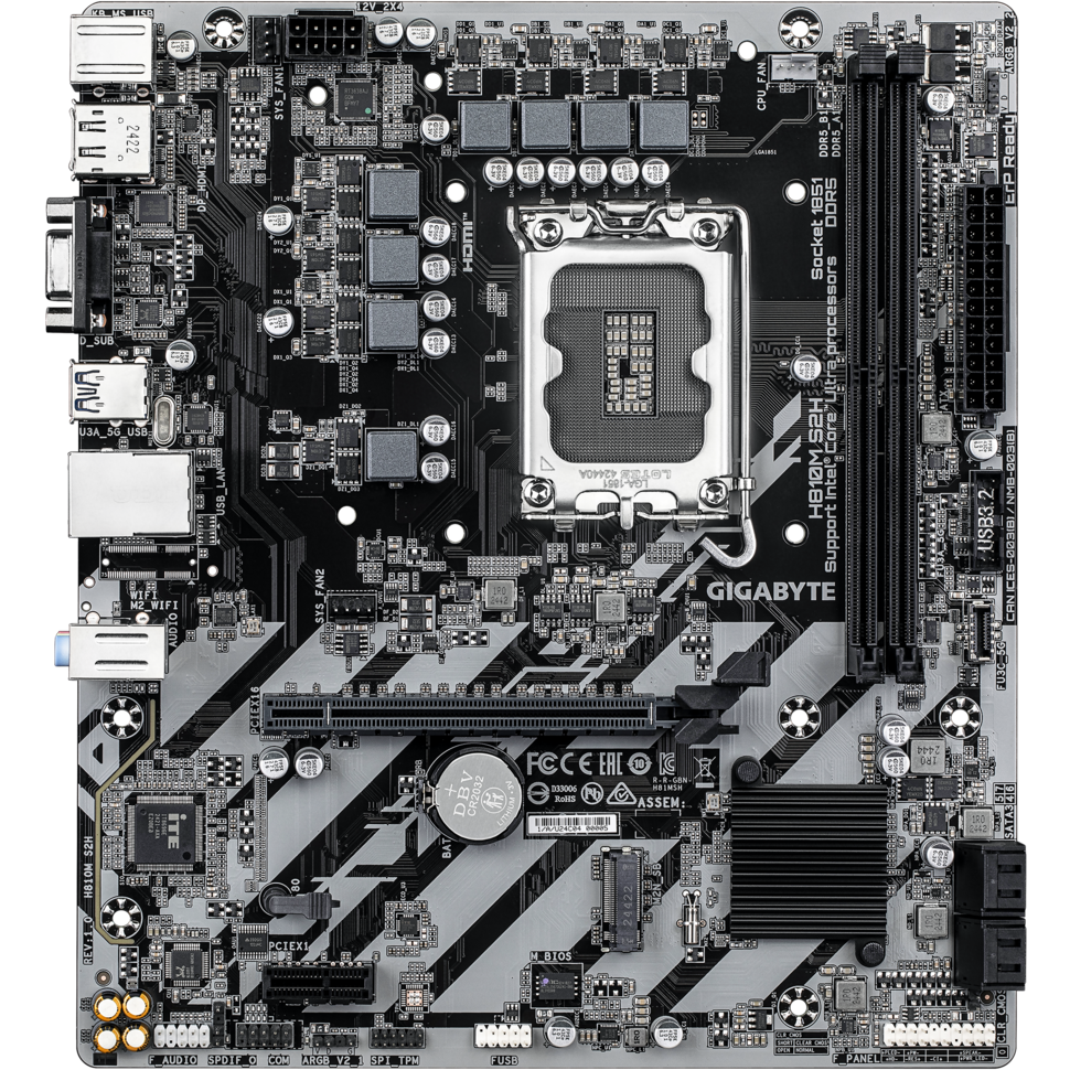 Материнская плата Gigabyte H810M S2H