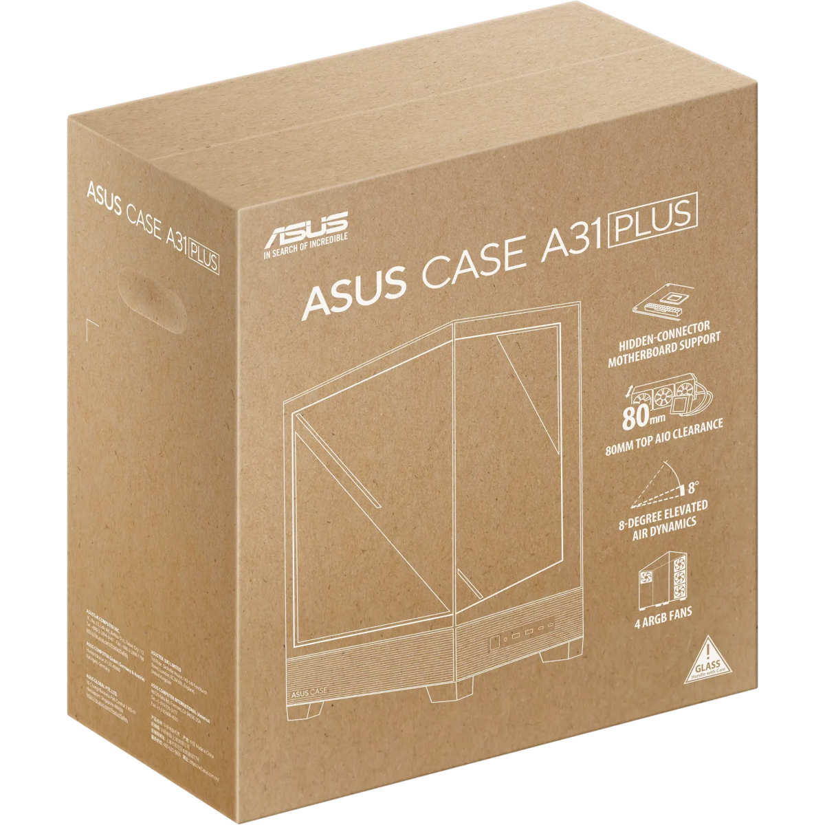 Корпус ASUS A31 Plus White - 90DC00R3-B19000 - фото 17