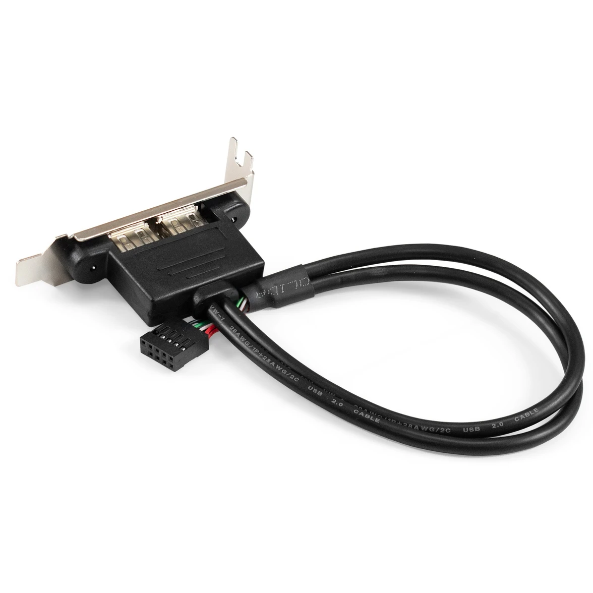 Задняя панель портов ExeGate BrctUSB2-2A-LP - EX298293RUS - фото 2