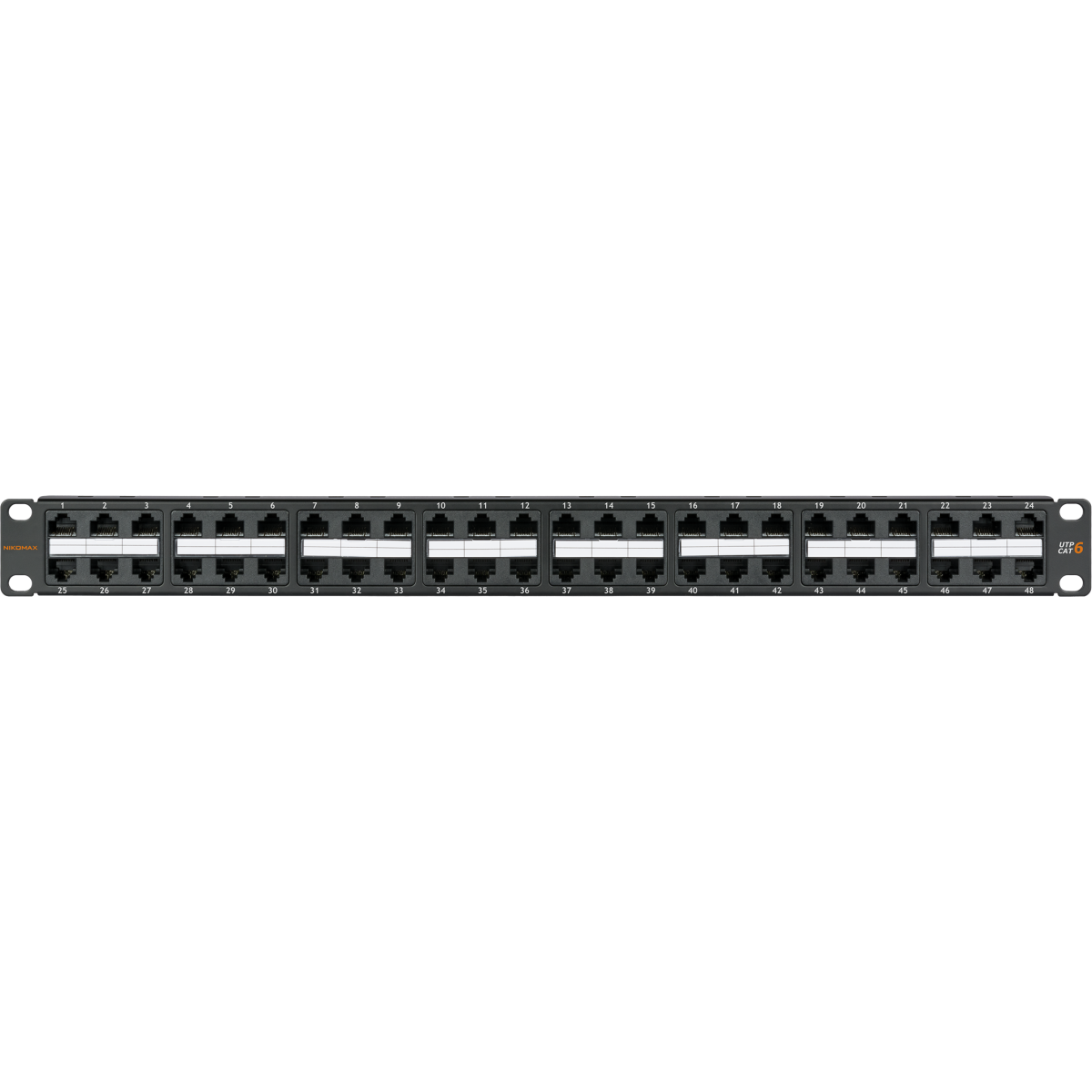 Патч-панель NIKOMAX NMC-RP48UE2-1U-BK