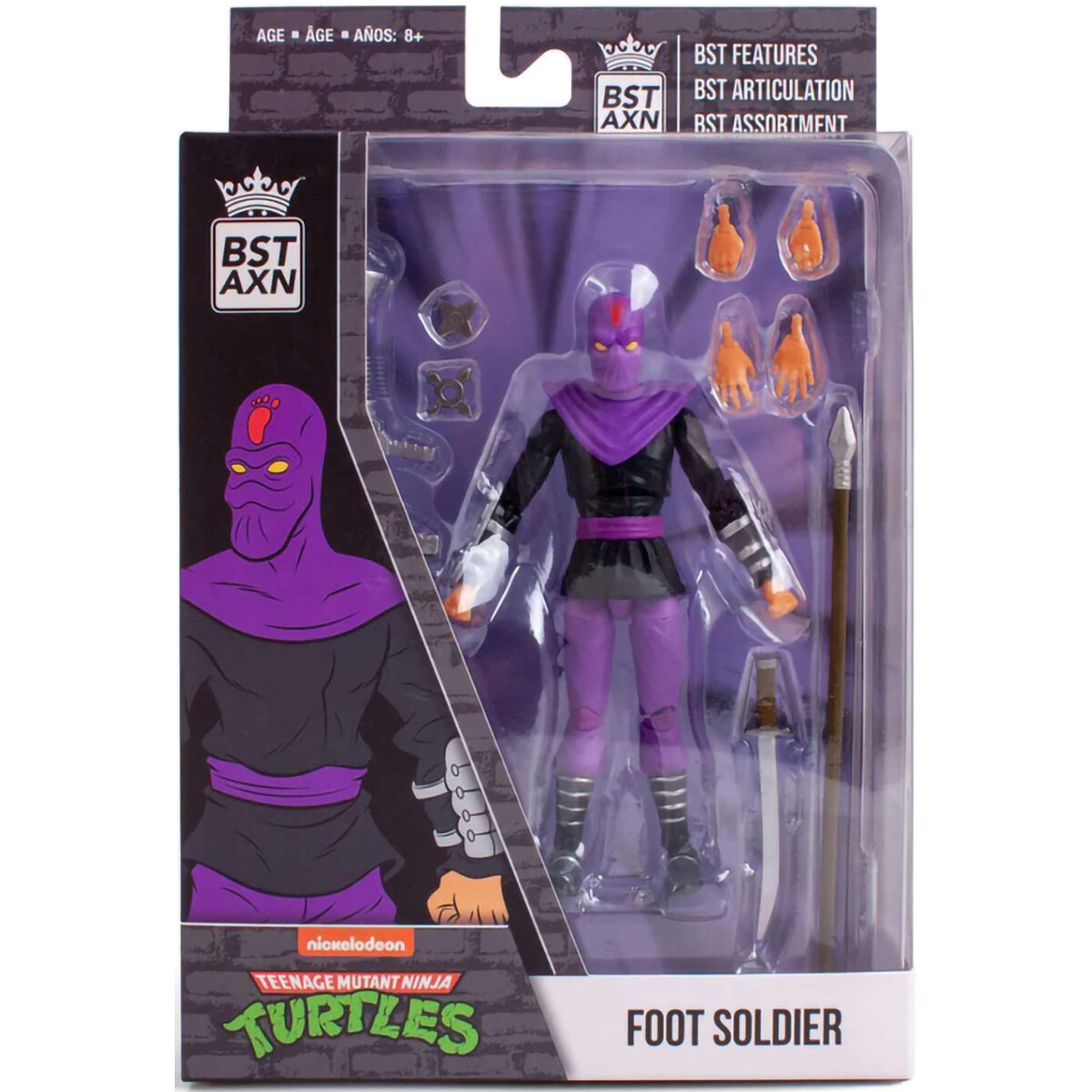 Фигурка The Loyal Subjects BST AXN Teenage Mutant Ninja Turtles Foot Soldier - 850018355599 - фото 4