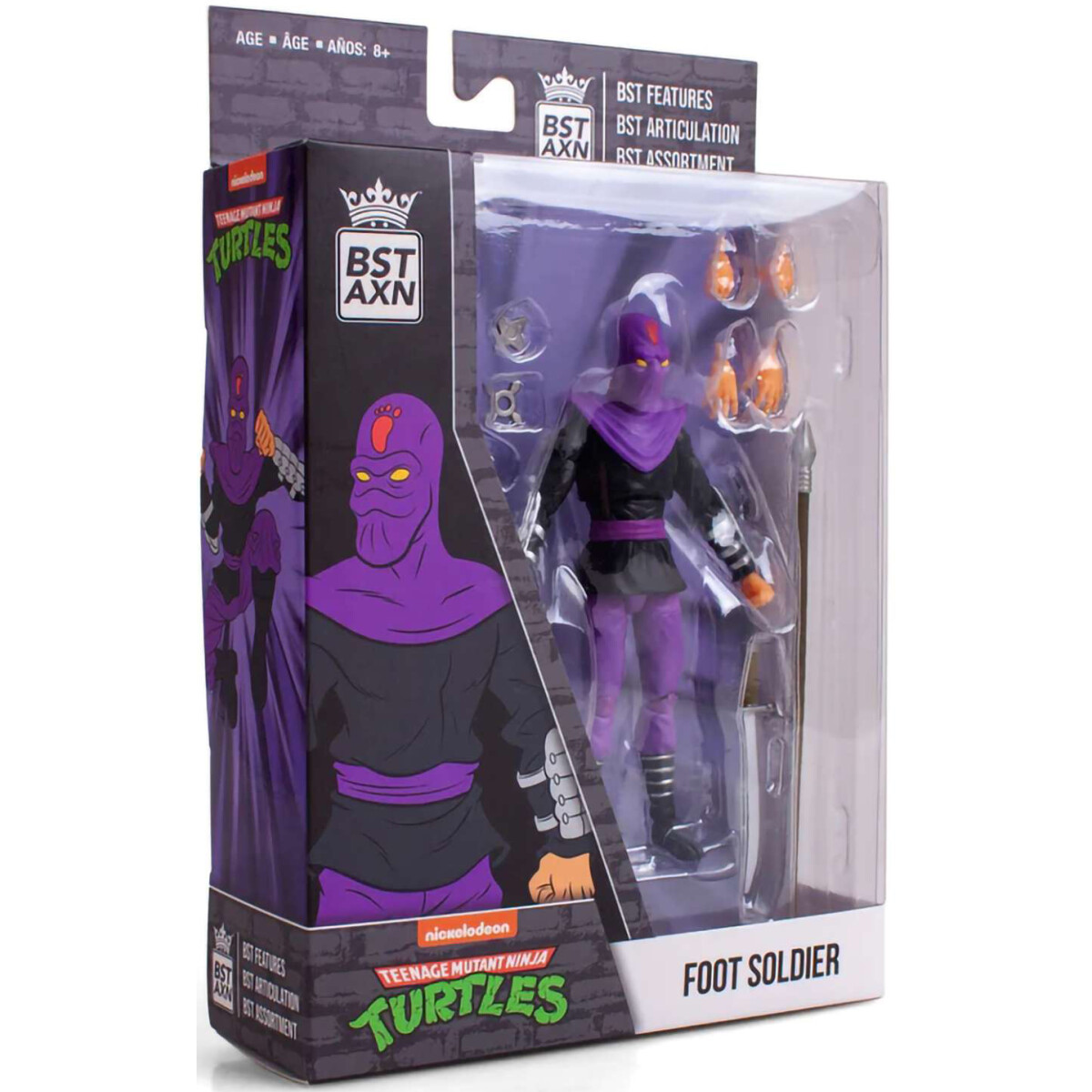 Фигурка The Loyal Subjects BST AXN Teenage Mutant Ninja Turtles Foot Soldier - 850018355599 - фото 5