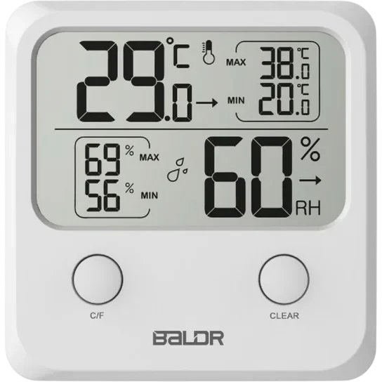 Термометр BALDR B0335TH White - фото 2