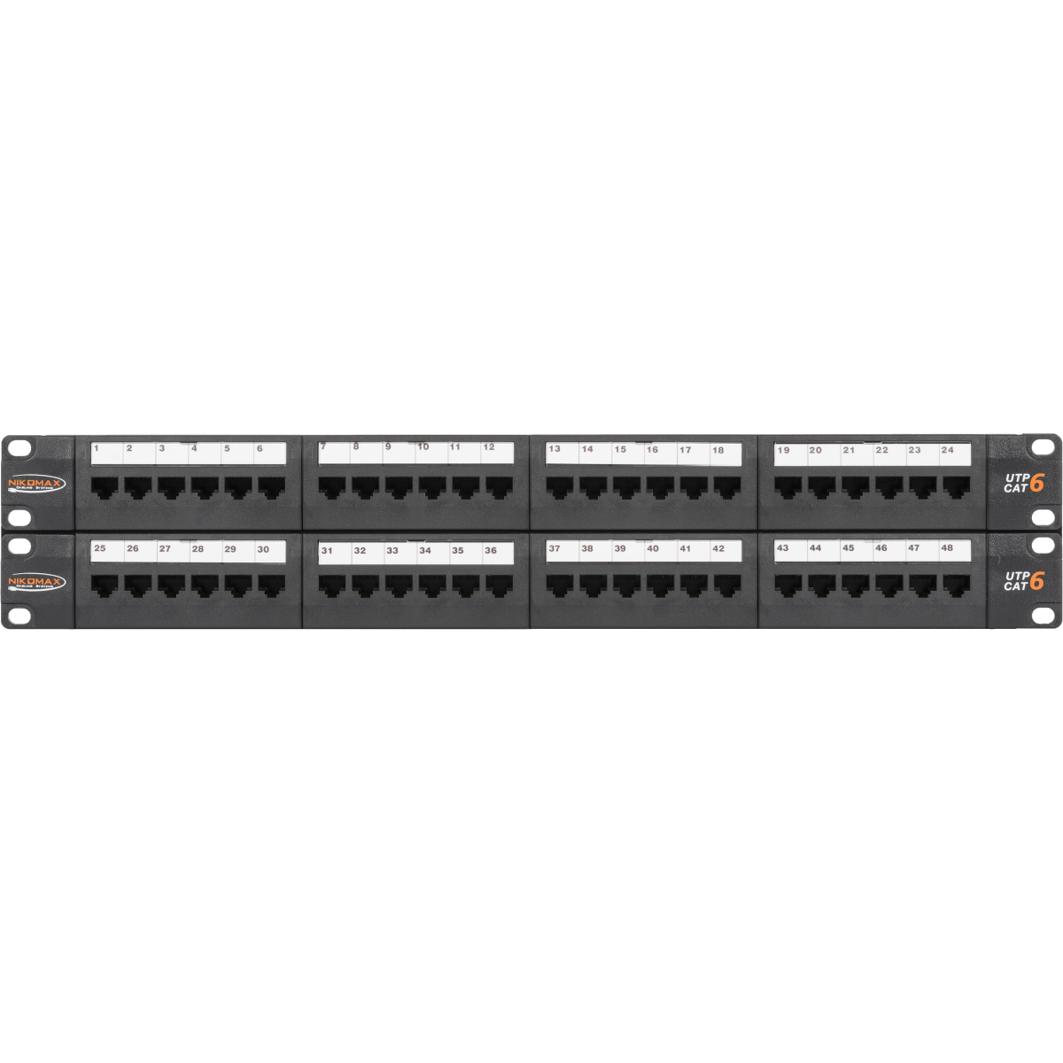 Патч-панель NIKOMAX NMC-RP48UE2-2U-BK