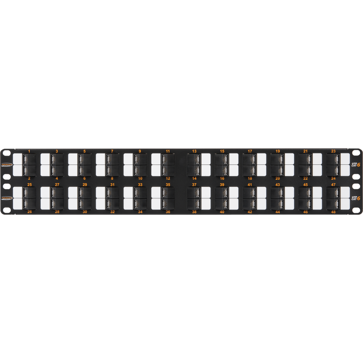 Патч-панель NIKOMAX NMC-RP48UE2-AN-2U-BK