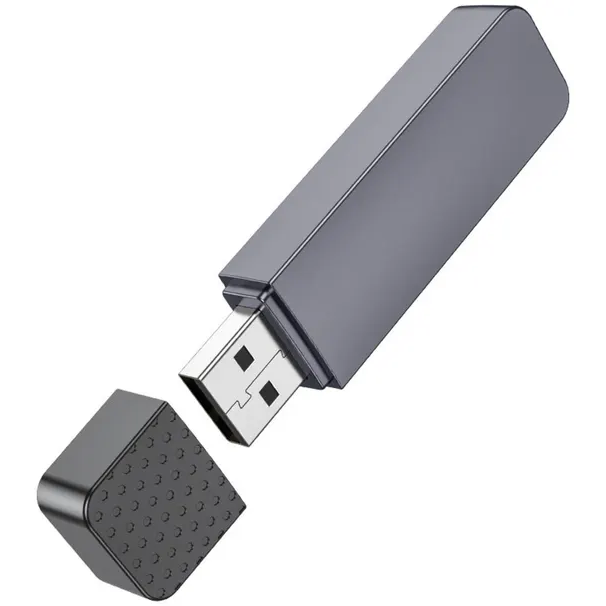Кардридер HOCO HB45 USB 2.0 Grey - 6942007620499 - фото 3