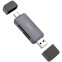 Кардридер HOCO HB45 USB-С/USB-A 2.0 Grey - 6942007620512