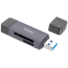 Кардридер HOCO HB45 USB-С/USB-A 3.0 Grey - 6942007620529
