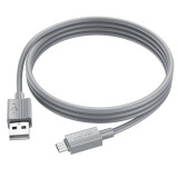 Кабель USB A (M) - microUSB B (M), 1м, HOCO X107 Favor Grey (6942007626293)