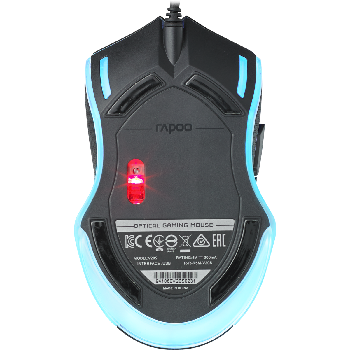 Мышь Rapoo V20S Black - фото 7