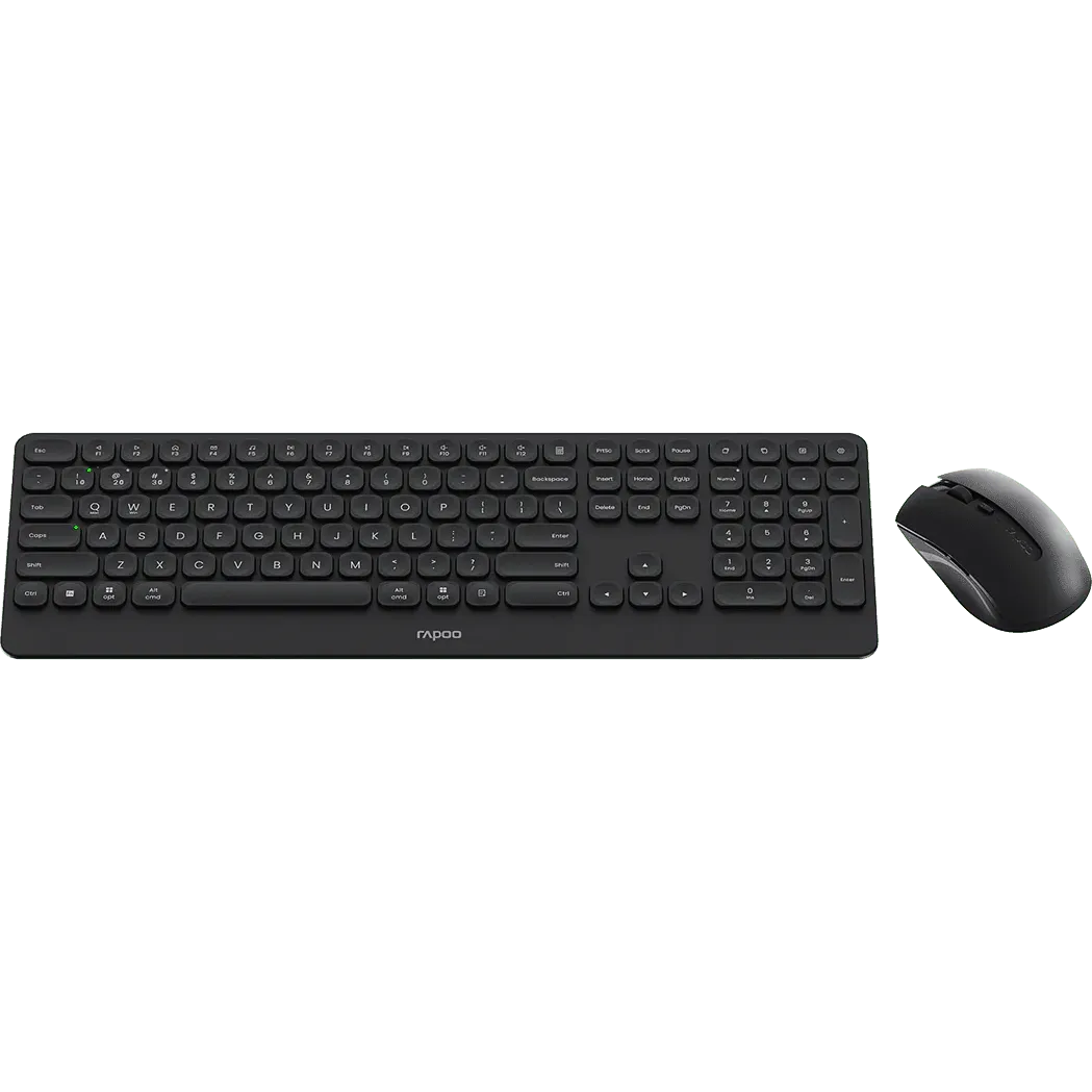 Клавиатура + мышь Rapoo 9510M Black - фото 2