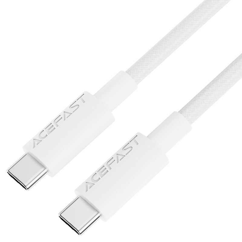 Кабель USB Type-C - USB Type-C, 1.2м, ACEFAST AF-C18-03-WH