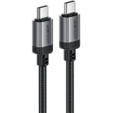 Кабель USB Type-C - USB Type-C, 1.2м, ACEFAST AF-C20-03-BK