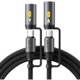 Кабель USB Type-C - USB Type-C, 1.2м, ACEFAST AF-J4-BK