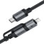 Кабель USB Type-C - USB Type-C/Lightning, 1.2м, ACEFAST AF-C20-01-BK - фото 2