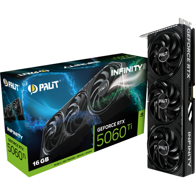 Видеокарта NVIDIA GeForce RTX 5060 Ti Palit Infinity 3 16Gb (NE7506T019T1-GB2061S) - фото 10
