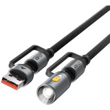Кабель USB Type-C - USB/USB Type-C, 1.2м, ACEFAST AF-J5-BK