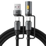 Кабель USB Type-C - USB/USB Type-C, 1.2м, ACEFAST AF-J5-BK