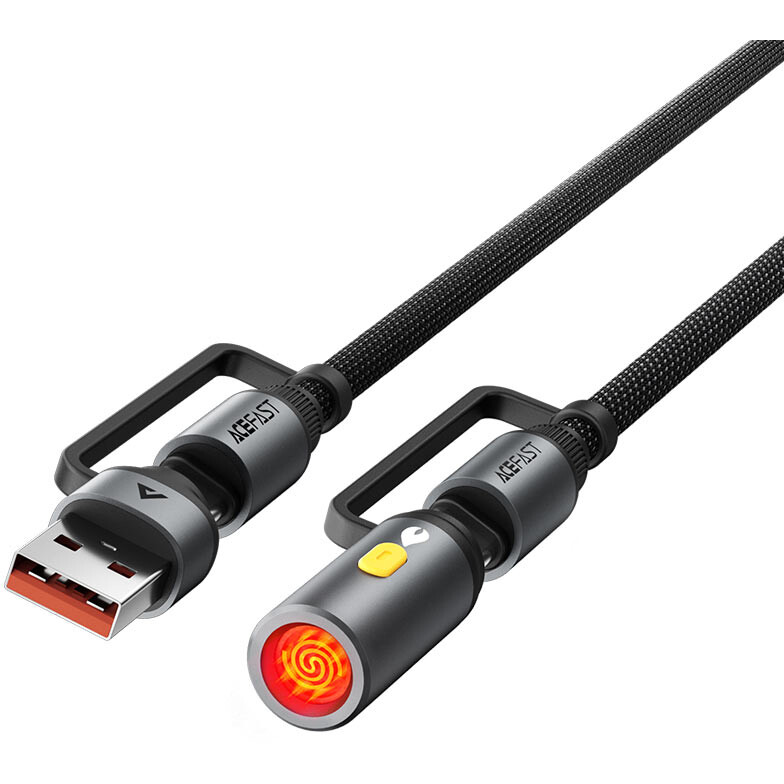 Кабель USB Type-C - USB/USB Type-C, 1.2м, ACEFAST AF-J6-BK