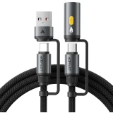Кабель USB Type-C - USB/USB Type-C, 1.2м, ACEFAST AF-J6-BK