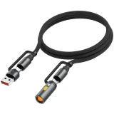 Кабель USB Type-C - USB/USB Type-C, 1.2м, ACEFAST AF-J6-BK