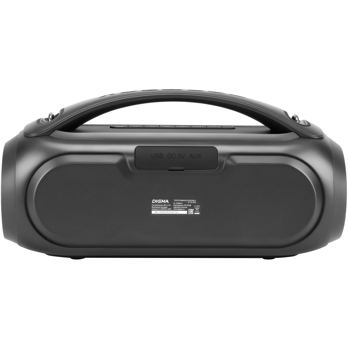 Портативная акустика Digma D-PS1530 Black - фото 4