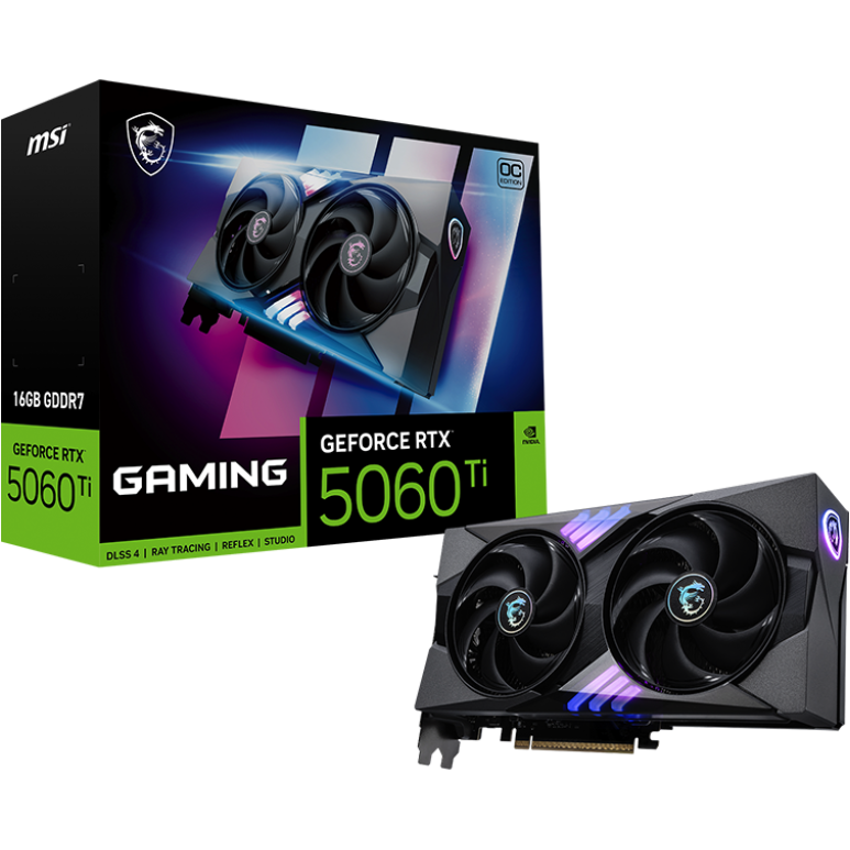 Видеокарта NVIDIA GeForce RTX 5060 Ti MSI OC 16Gb (RTX 5060 Ti 16G GAMING OC) - фото 6