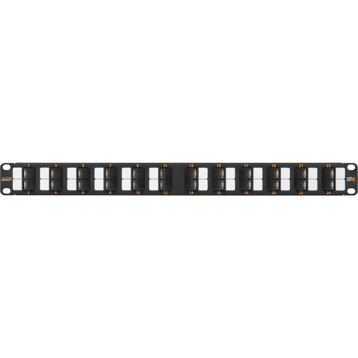 Патч-панель NIKOMAX NMC-RP24UE2-AN-1U-BK