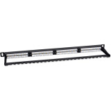 Патч-панель Cabeus PLHD-24-Cat.5e-Dual-180-0,5U